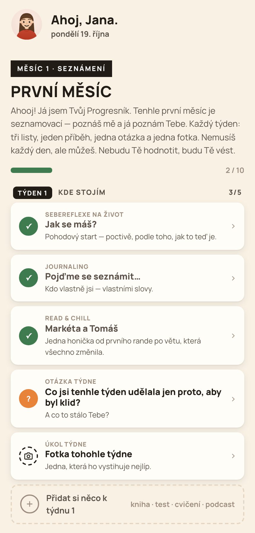 Měsíc v Progresníku